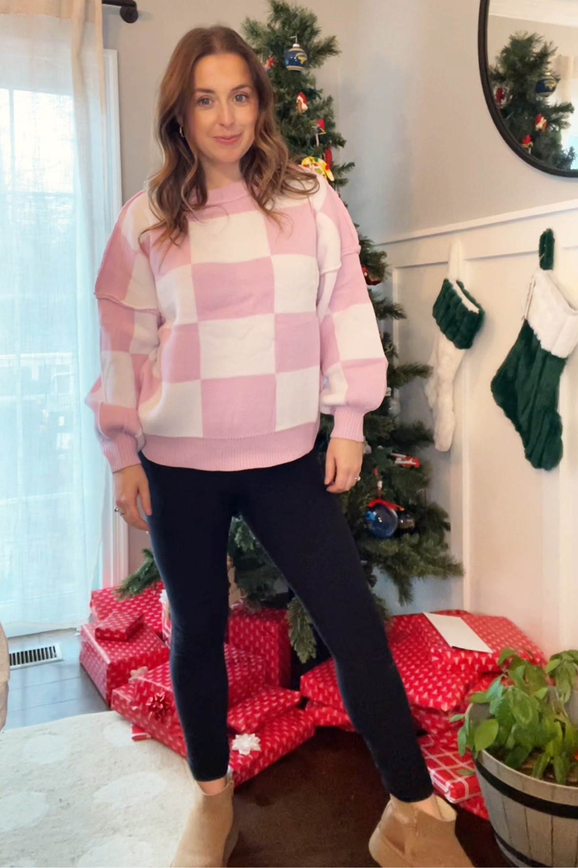 Who doesn’t love a cute checkered sweater! 

#LTKSeasonal #LTKShoeCrush #LTKHoliday