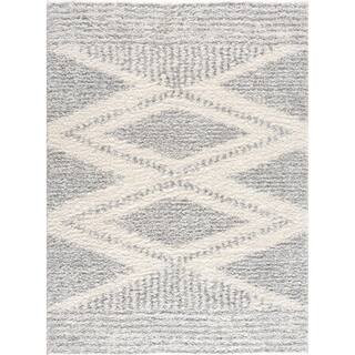 Gala 9 ft. X 12 ft. Gray/Cream Area Rug | The Home Depot