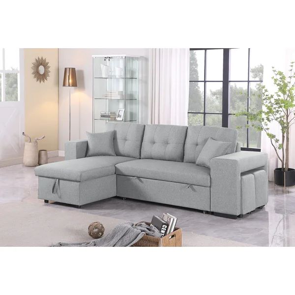 Sectional Sleeper Sofa With Storage | Wayfair North America