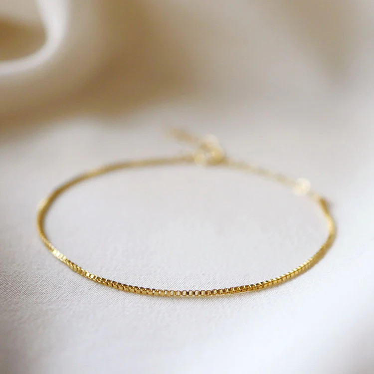 Box Chain Bracelet | Amanda Deer Jewelry