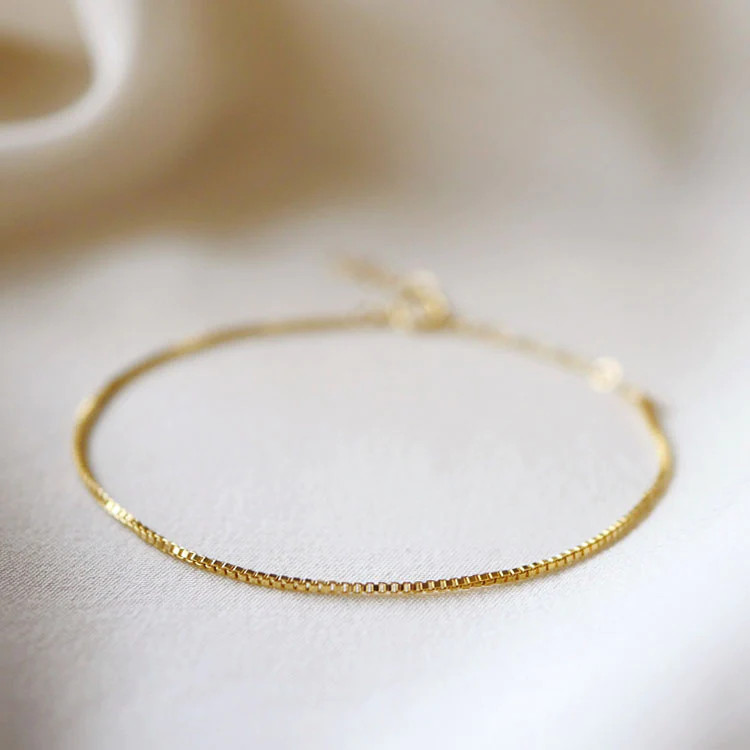 Box Chain Bracelet | Amanda Deer Jewelry