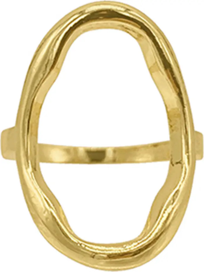 Adornia Open Hammered Oval Ring | Nordstromrack | Nordstrom Rack