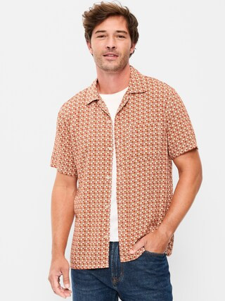 Short-Sleeve Camp Shirt | Old Navy (US)