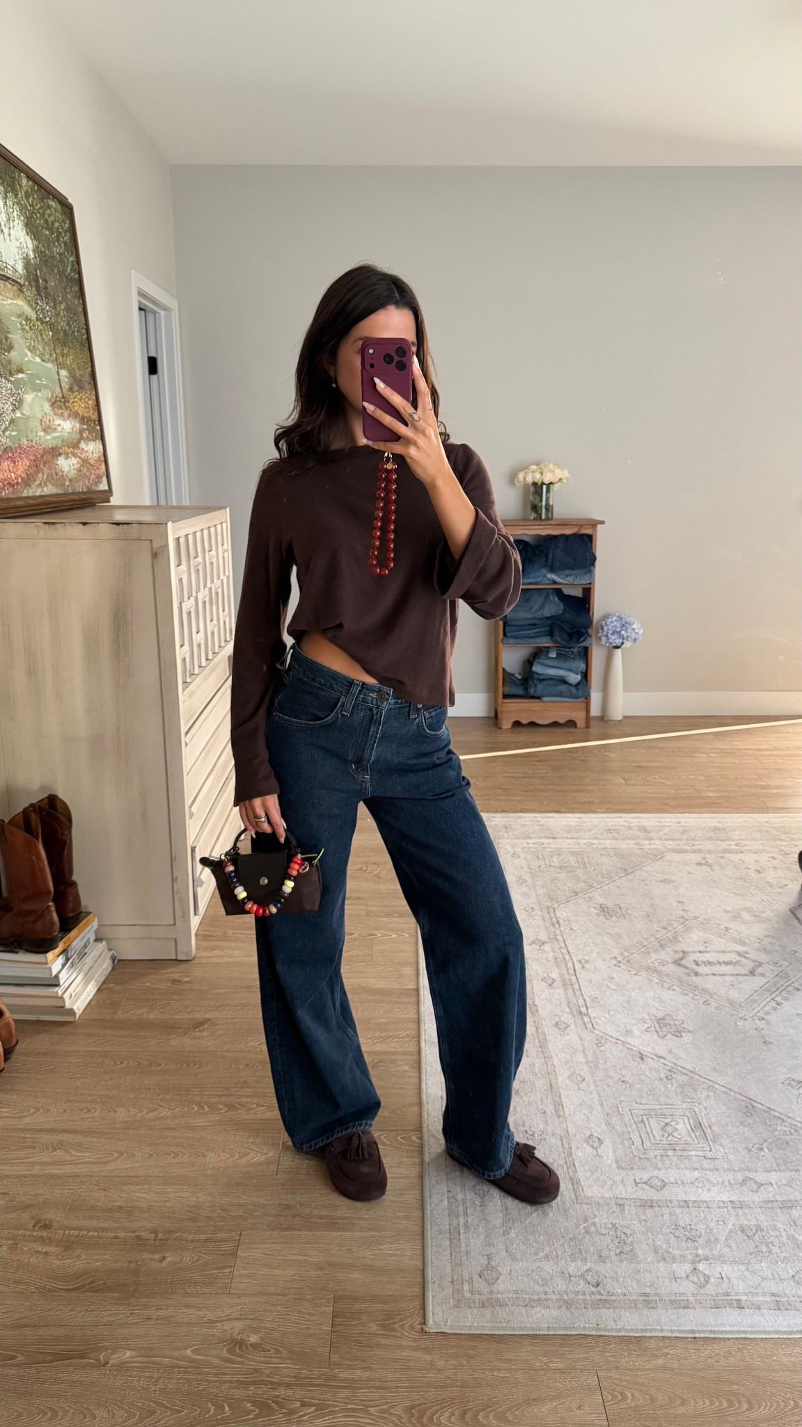 Dinner outfit! XS in top (runs large) and 26 in jeans! Low rise and loose fit btw, size half up in mules!
SOPHIA15 for phone charm 

#LTKCyberWeek #LTKGiftGuide #LTKHoliday