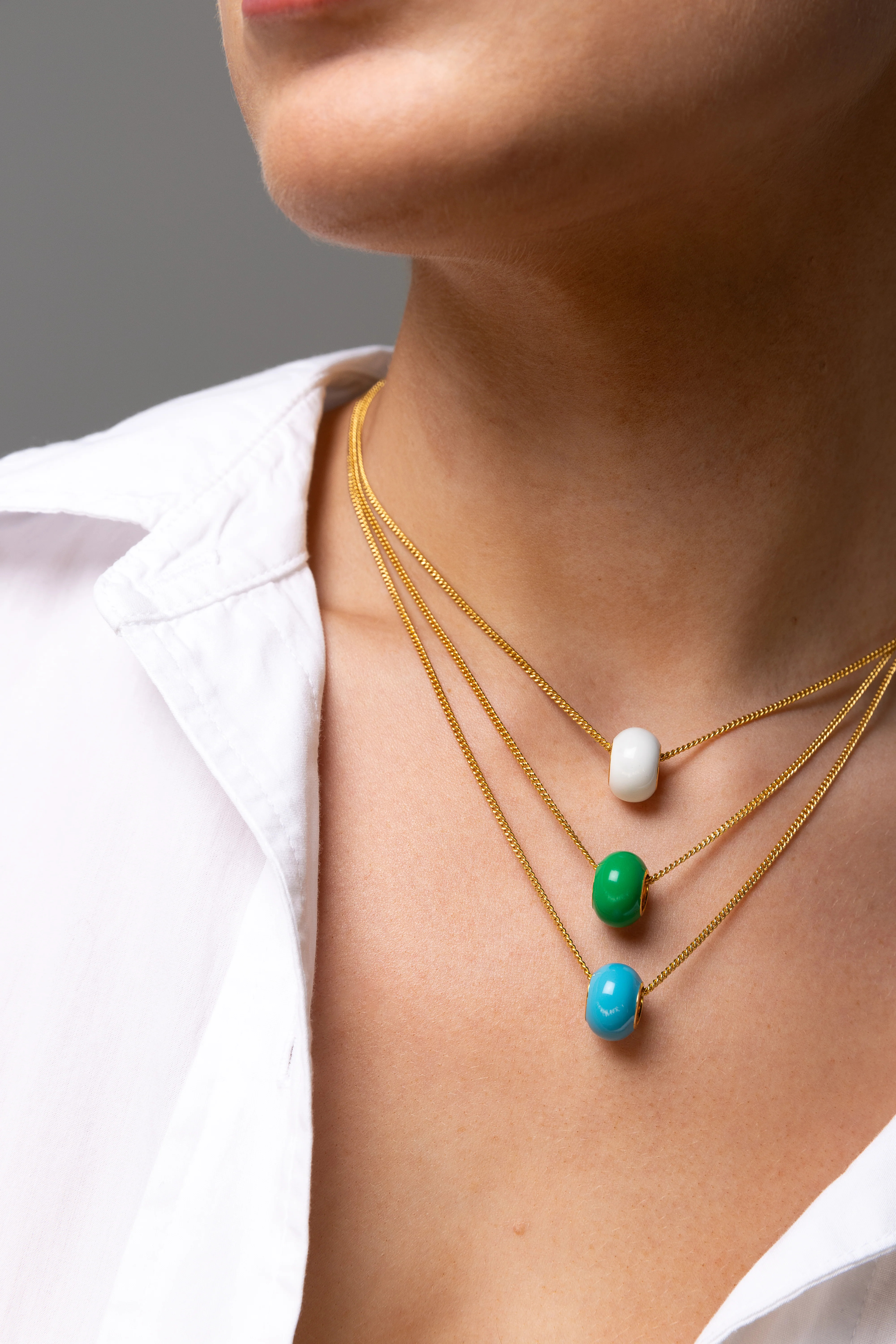 Enamel Rolo Necklace | Lauren Amble Designs
