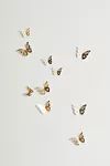 3D Gold Butterflies Peel And Stick Mirror Set | Urban Outfitters (US and RoW)