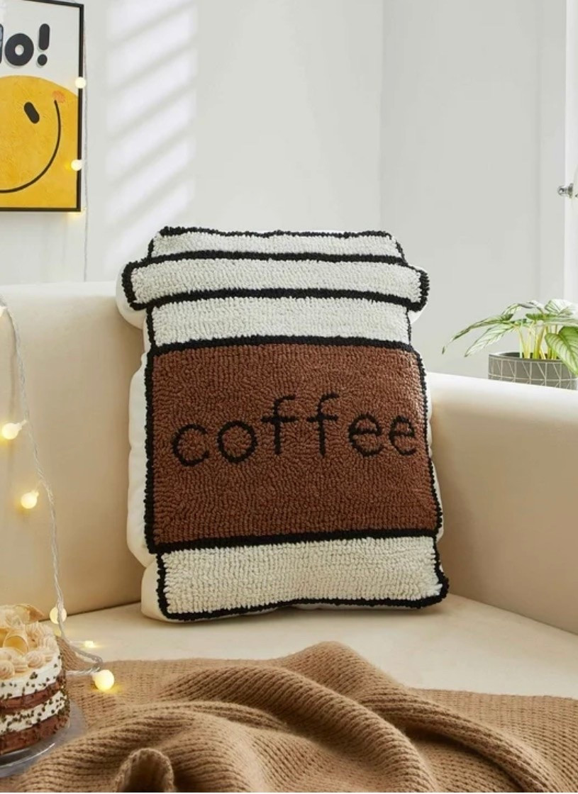 Coffee Lover Home Find ☕️🤎

Calling all coffee lovers! ☕️ This adorable coffee cup throw pillow is the cutest way to add a little personality to your space. The textured boucle-style design gives it a cozy, high-end look while the fun coffee cup shape makes it a conversation piece you’ll actually want to display.

Perfect for a coffee bar nook, kitchen banquette, reading corner, dorm room, or cozy living room setup. Pair it with neutral throws and layered pillows for a warm, inviting aesthetic that feels both playful and stylish. 🤎✨

This would make such a fun gift for your favorite coffee enthusiast or anyone who loves unique home décor finds. ☕️🏡

coffee lover gifts, cozy home decor, decorative throw pillow, coffee bar decor, kitchen decor ideas, affordable home finds, Walmart home decor, coffee station accessories, apartment decorating ideas, dorm room decor, neutral home accents, whimsical home decor, aesthetic home finds, cozy living room styling ☕️🤎✨

#LTKU #LTKHome #LTKSeasonal