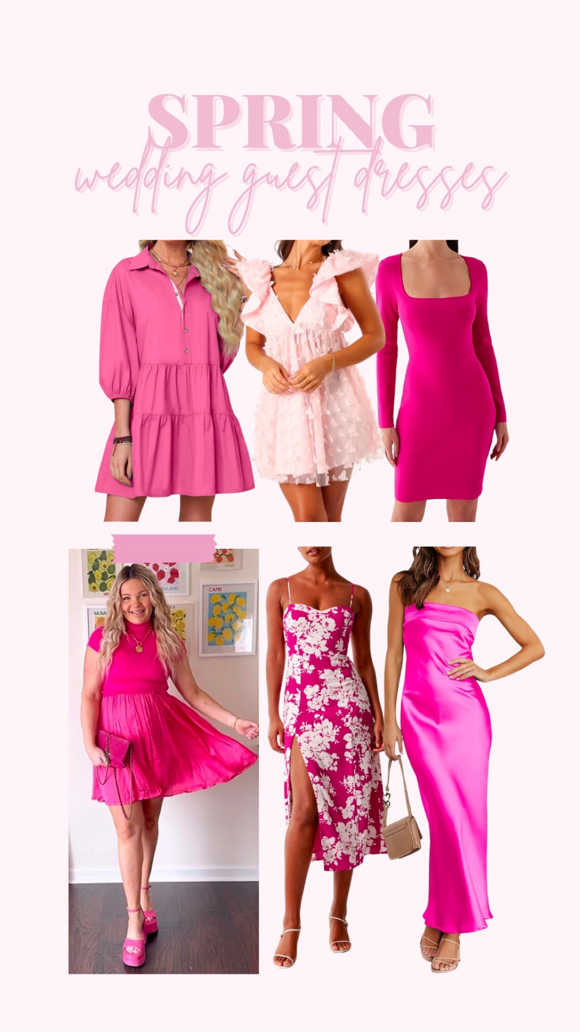 Spring wedding guest dresses 💒 women’s fashion / pink dress / spring dress / wedding guest outfit / wedding dress / pink fashion / pink outfit / baby reveal / gender reveal / baby shower / bridal shower dress / beach vacay / beach vacation dinner / spring date night / spring dresses / spring look idea / mini dress / pink mini dress / amazon fashion / amazon dress / fun dress / strapless dress / Abercrombie fashion / pink outfit / spring styles / spring date night / date night dress / mom dress / mom fashion 

#LTKstyletip #LTKwedding #LTKfindsunder100