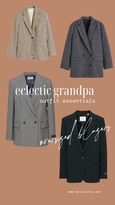 Eclectic grandpa outfit inspo — oversized blazers

#LTKfindsunder100 #LTKstyletip #LTKfindsunder50