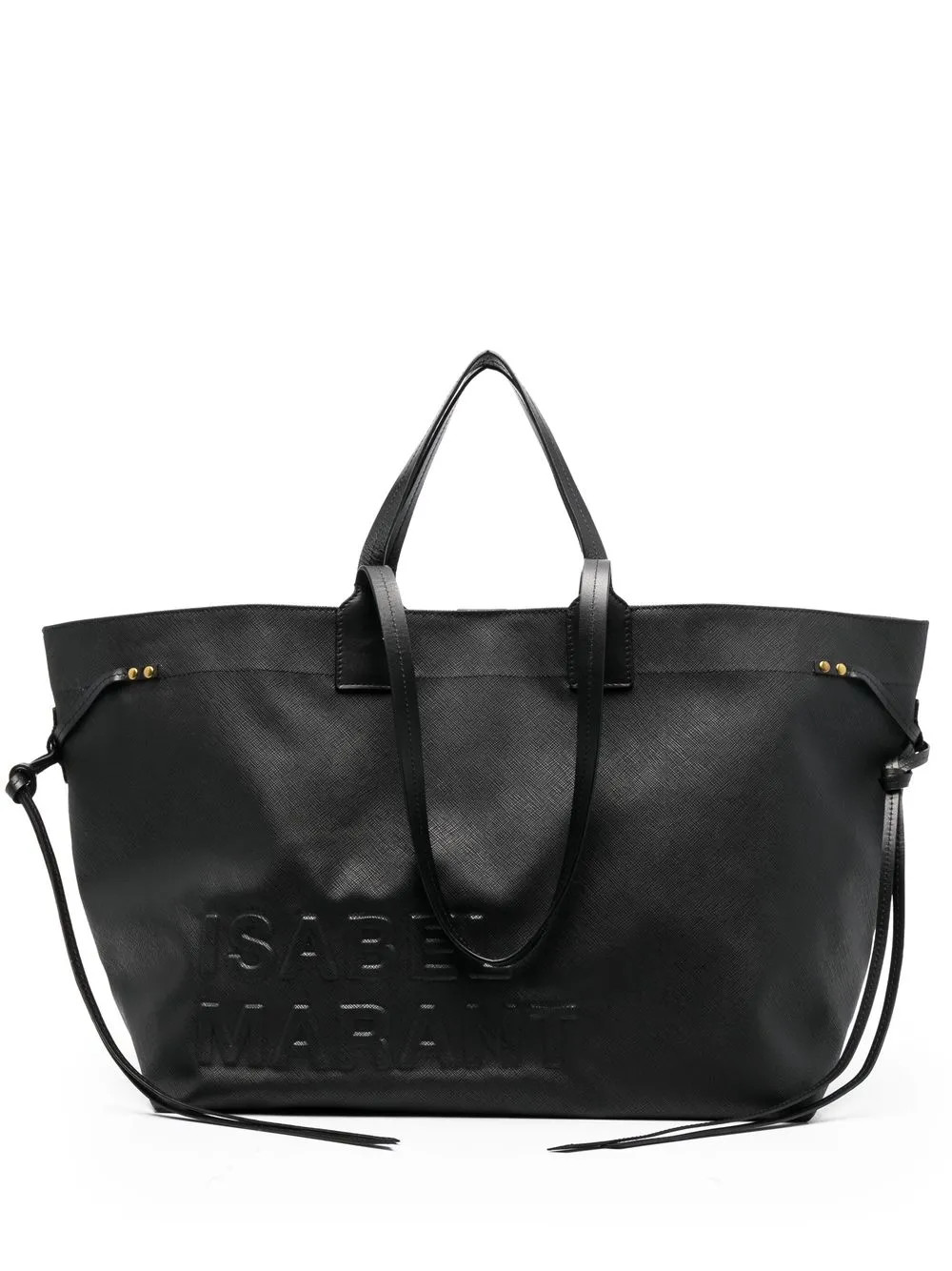 Isabel Marant Wydra logo-embossed Tote Bag - Farfetch | Farfetch Global