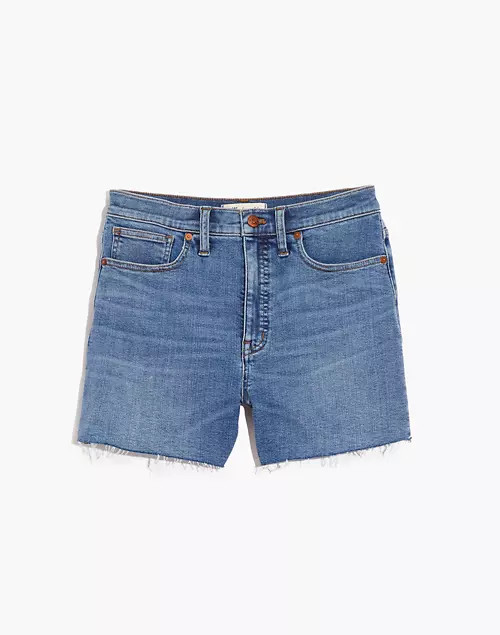 High-Rise Denim Shorts in Quintell Wash: TENCEL™ Lyocell Edition | Madewell