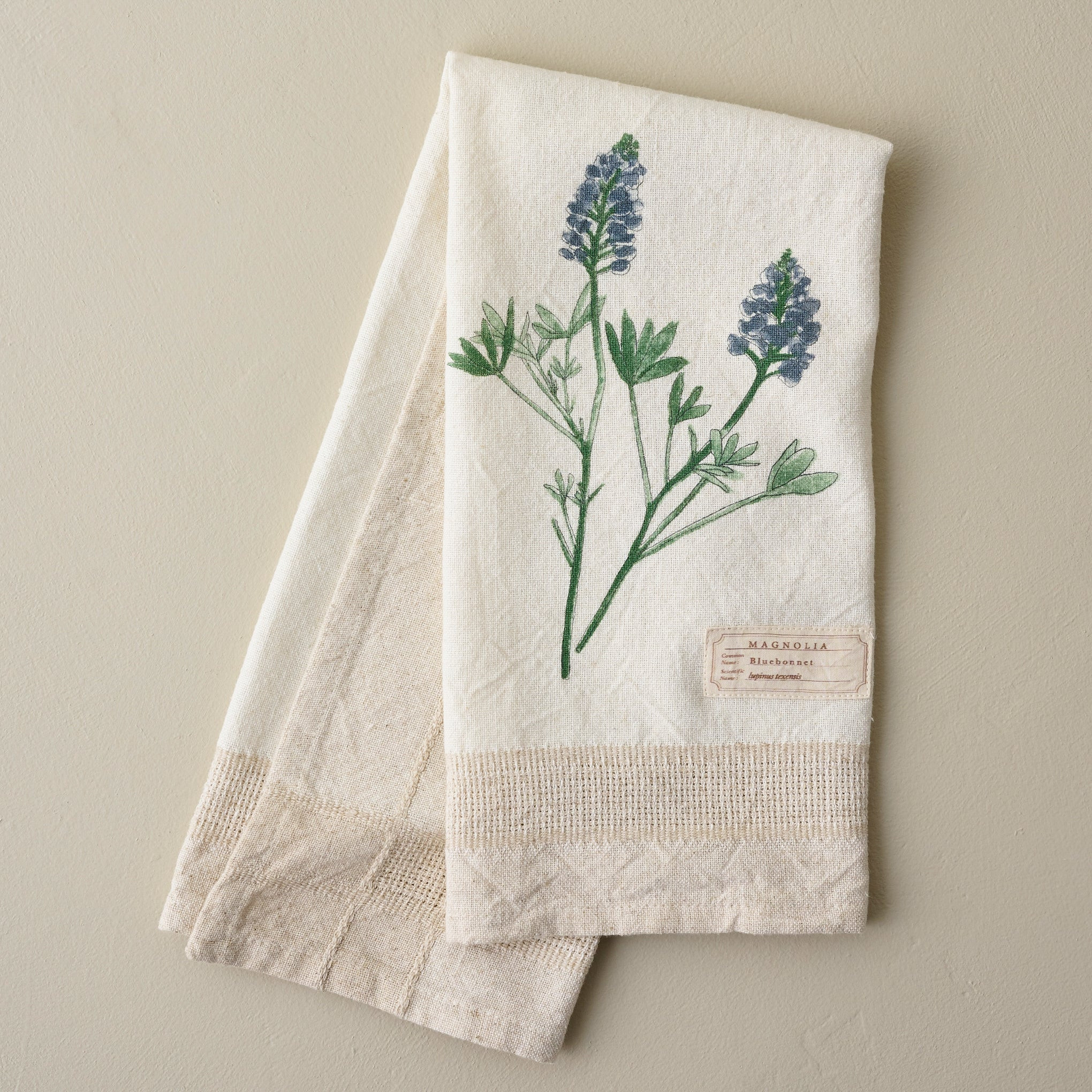 Magnolia Bluebonnet Garden Tea Towel | Magnolia