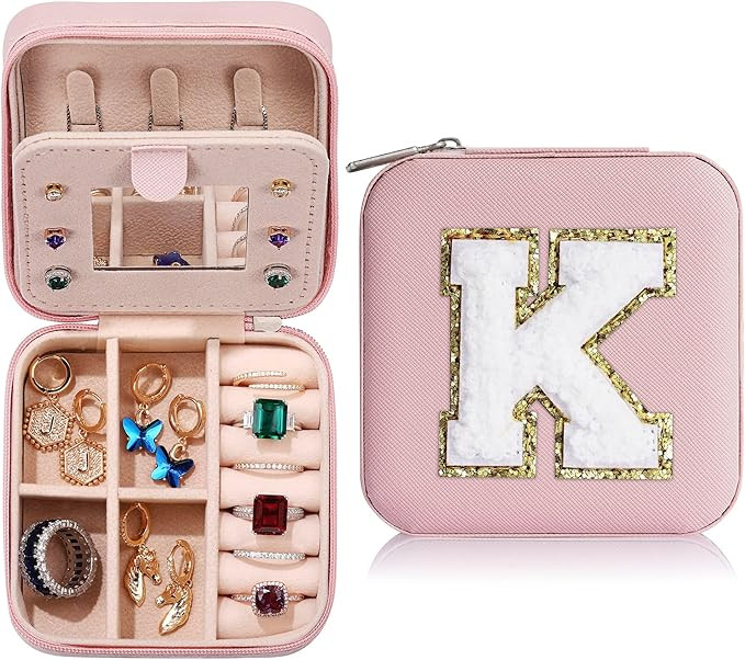 Yqljew Travel Must Have Jewelry Case - Travel Jewelry Case for Women| Mom Gifts for Women| Birthd... | Amazon (US)
