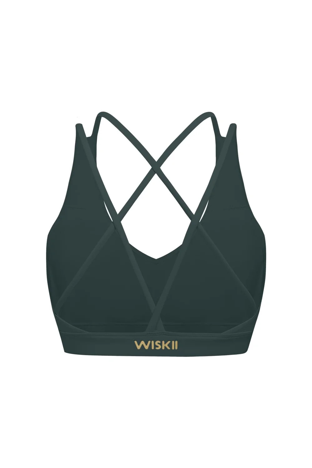 Scoop Neck Crossback Bra | WISKIIACTIVE