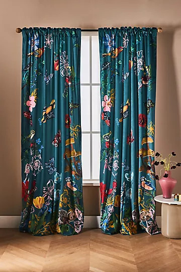 Nathalie Lete Velvet Curtain | Anthropologie (US)