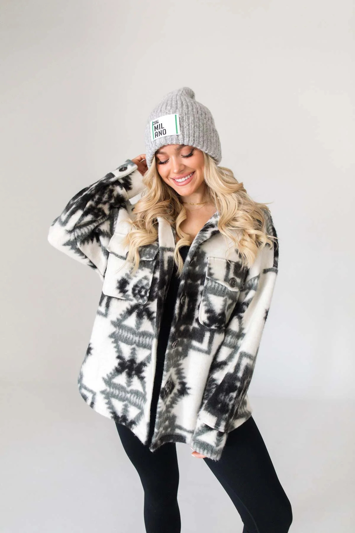 Camryn Aztec Shacket | The Post