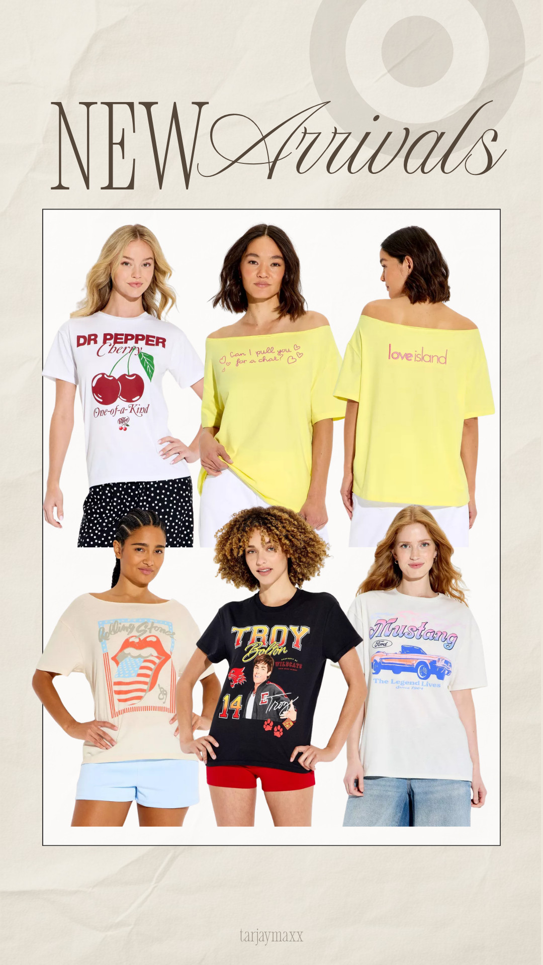 Targets new graphic tees are so good! I’m not kidding I need the love island tee to wear for the premiere this summer🏝️
spring outfits 2026, country concert outfits, date night outfits, spring dresses, business casual workwear, vacation outfits beach, graduation dresses, summer outfits, plus size fashion, work outfits, graphic tees, target new arrivals, casual summer outfits 

 #LTKgrwm #LTKootd