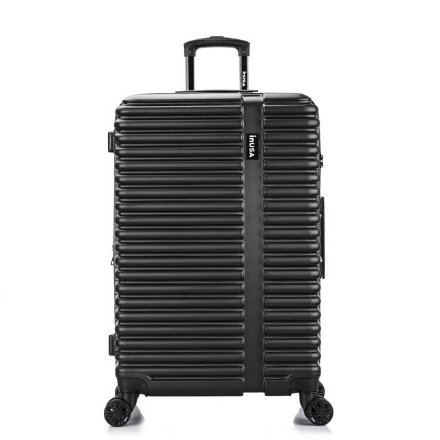 InUSA Ally 28" Hardside Lightweight Luggage with Spinner Wheels, Handle and Trolley, Black | Walmart (US)