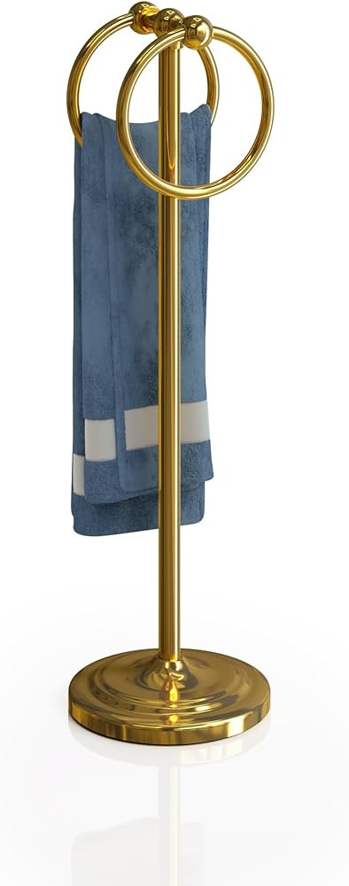 BGL Fingertip Towel Holder Stand Hand Towel Ring for Bathroom or Kitchen Vanity Countertops to St... | Amazon (US)