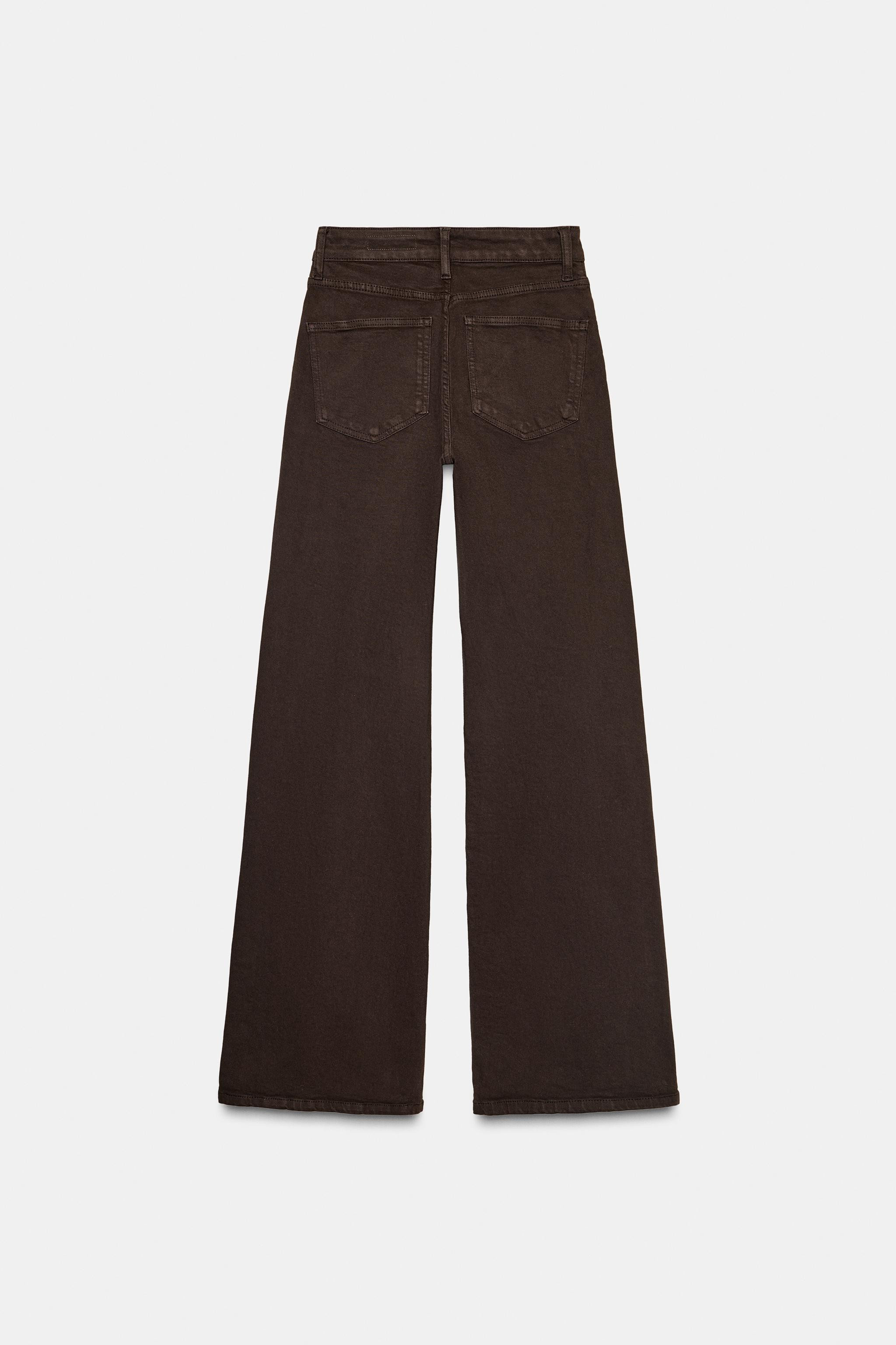 ZW COLLECTION HIGH-WAIST WIDE LEG JEANS | Zara US