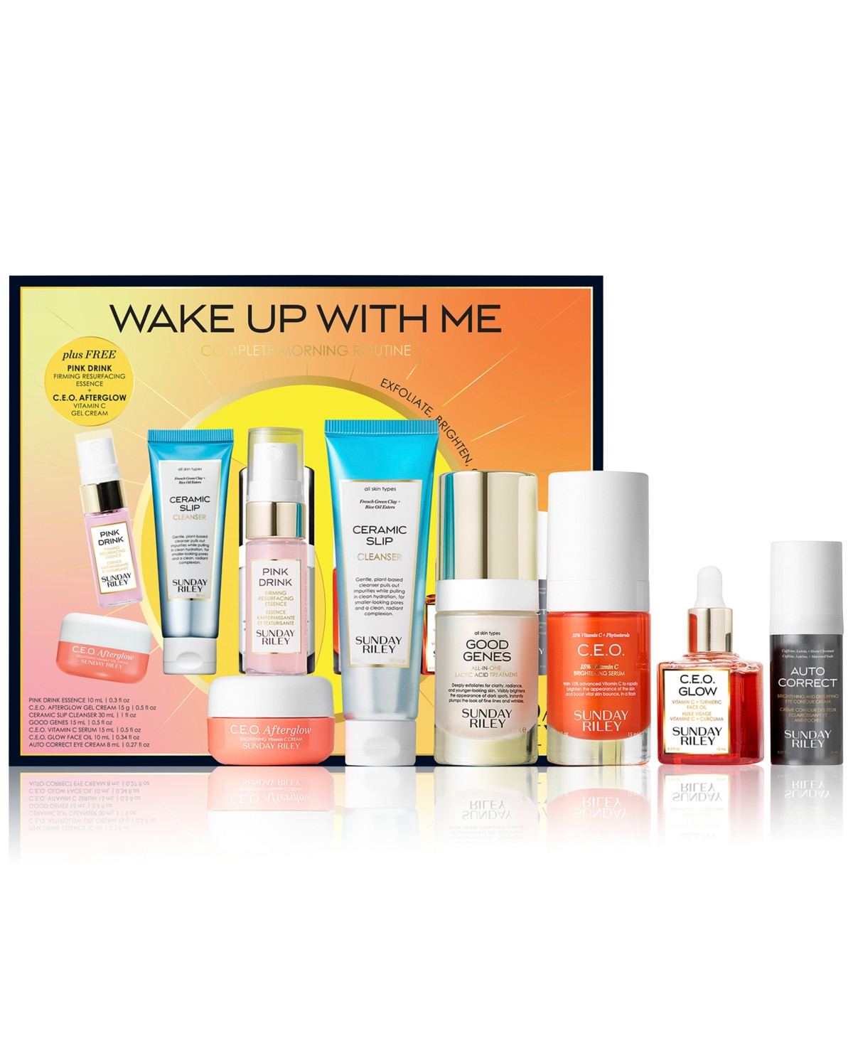 Sunday Riley 7-Pc. Wake Up With Me Complete Morning Routine Skincare Set | Macy's