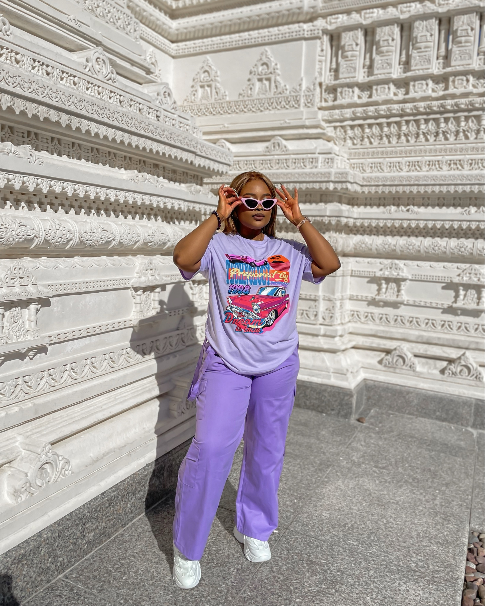 Spring break purple street style outfit inspo

#LTKstyletip #LTKshoecrush #LTKxTarget