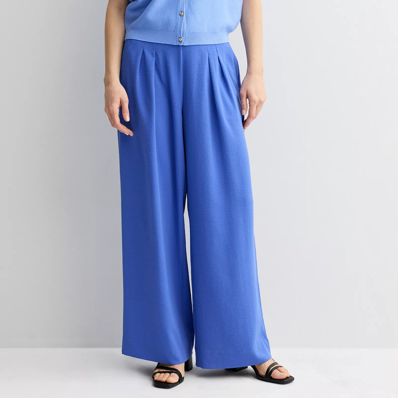Women's Nine West Soft Pull-On Wide Leg Pants | Kohl's