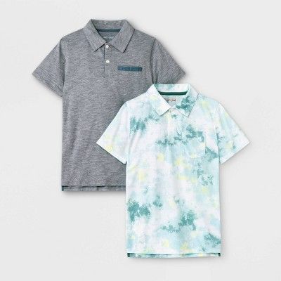 Boys' 2pk Knit Polo Short Sleeve Shirt - Cat & Jack™ | Target
