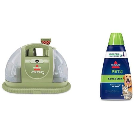 Bissell Multi-Purpose Portable Carpet and Upholstery Cleaner 1400B Green with Bissell 74R7 Pet Stain | Walmart (US)