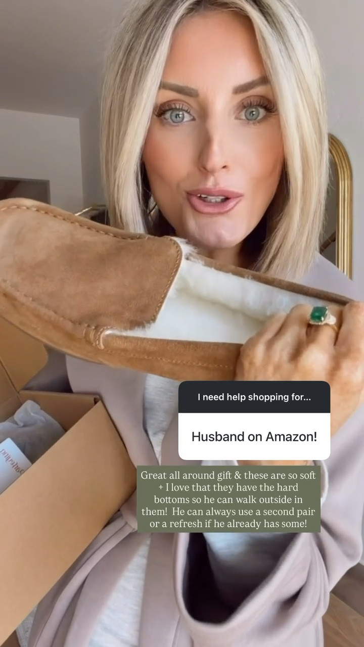 Slippers are a great gift for him! I actually got these off Amazon, and I’m really impressed!

Loverly Grey, husband gift ideas, gift ideas for him, men’s gifts, slippers 

#LTKGiftGuide #LTKMens