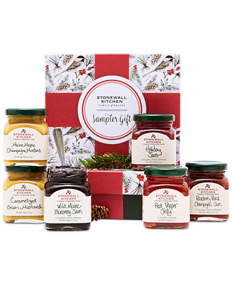 Stonewall Kitchen Holiday Sampler Collection Gift Box, 6 Piece Set - Macy's | Macy's