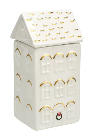 CANVAS Holiday Homecoming Collection Christmas Decoration White Ceramic House with Lid Scented Ca... | Canadian Tire