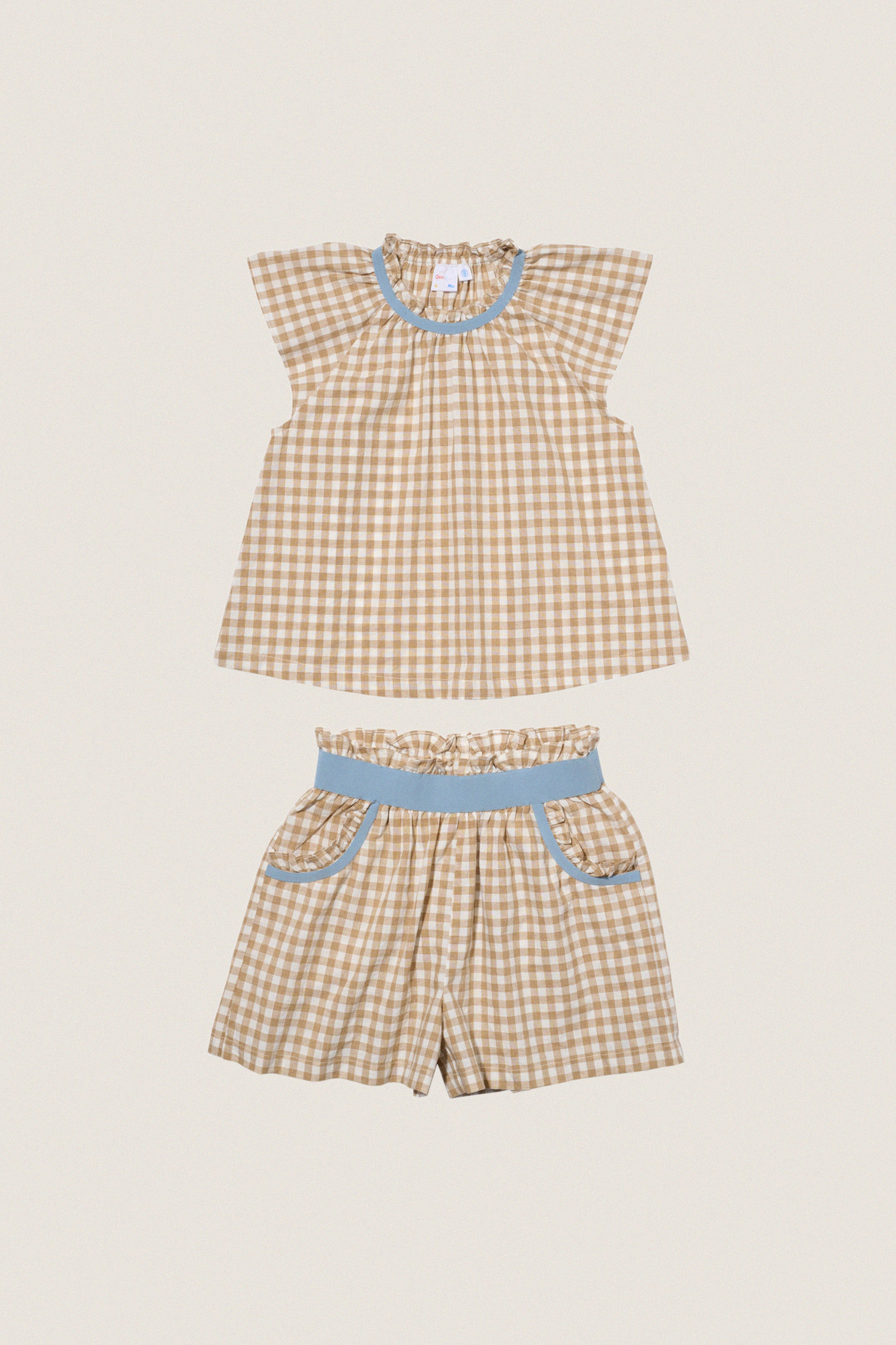 Camel Check Cecil Short Set | Tuckernuck (US)