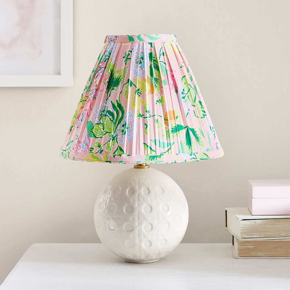 Lilly Pulitzer Printed Shade Table Lamp (15") | Pottery Barn Teen