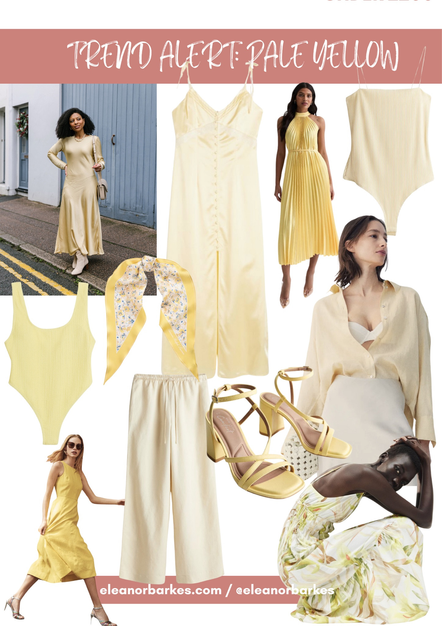 Yellow Trend Alert: 

Yellow satin dress
Yellow scarf
Midi dress
Yellow sandals
Summer sandals
Yellow linen dress
Yellow linen trousers
Strappy dress
Pleated dress
Petite Fashion
Petite style
Summer dresses
Summer fashionn


#LTKover40 #LTKSeasonal #LTKeurope