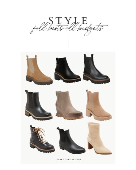 fall boots - all budgets 
target boots are currently 20% off w/cartwheel coupon🎯

Fall boots. Fall fashion. Fall style. Amazon boots. Chelsea boots. Wedge boots. Booties. Founditonamazon. Amazon fall style. Target boots. Target style. Target fall style  

#LTKfindsunder50 #LTKSeasonal #LTKsalealert