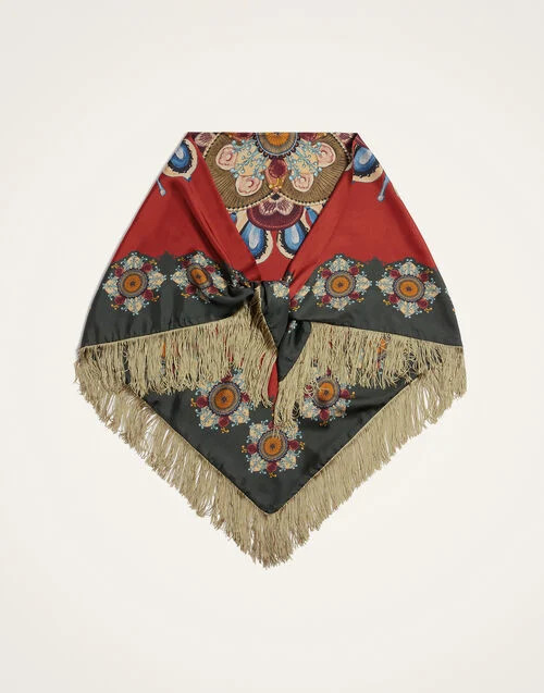 Fringe Triangle Scarf | La DoubleJ