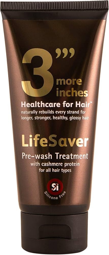 3"' More Inches Lifesaver Prewash Treatment 100ml - Hair Repair Pre-Shampoo - Broken Bond Restore... | Amazon (UK)