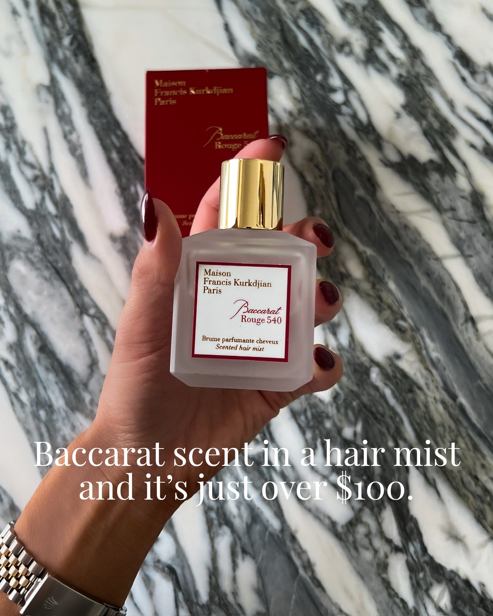 Baccarat hair mist back in stock
This always sells out and it’s just over $100

#LTKBeauty #LTKselfcare #LTKmomlife
