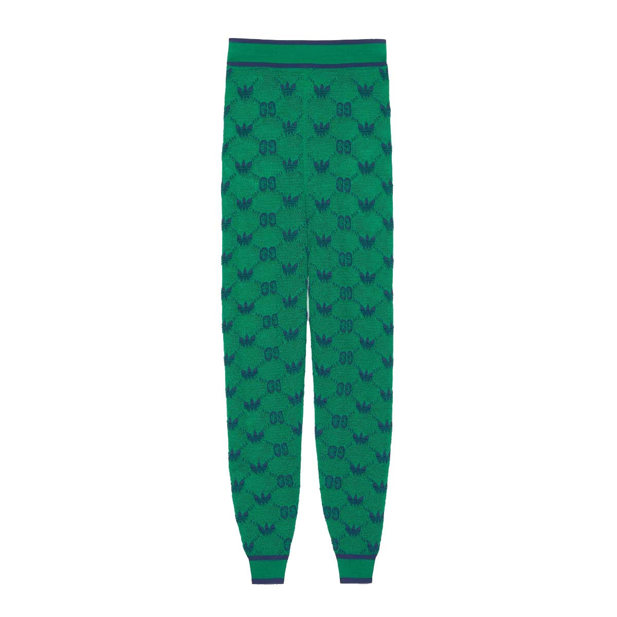 Women's Gucci x Adidas Wool Jacquard Joggers in Green/Blue | StockX