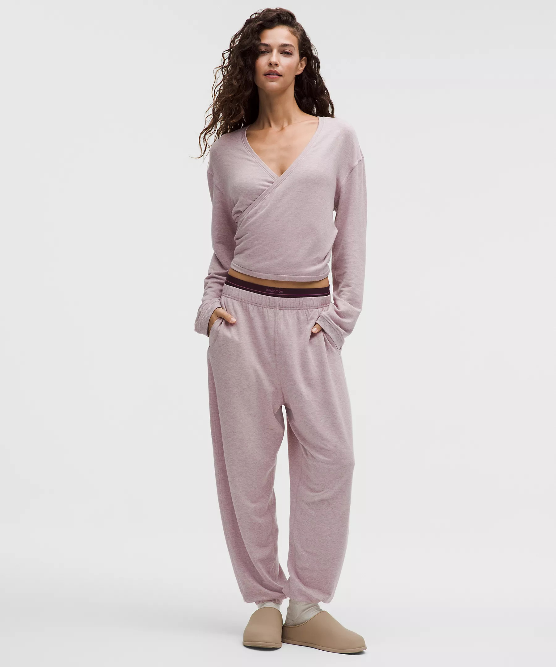 BeCalm Wrap-Front Long-Sleeve Shirt | Lululemon (US)