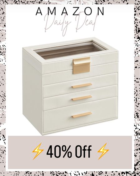 This is the prettiest jewelry box! And it holds so much and it’s on a great sale. 

Amazon home fines, jewelry box, dresser organization, bedroom decor

#LTKfindsunder50 #LTKhome #LTKsalealert