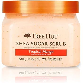 Tree Hut Shea Sugar Scrub Tropical Mango, 18oz, Ultra Hydrating and Exfoliating Scrub for Nourish... | Amazon (US)