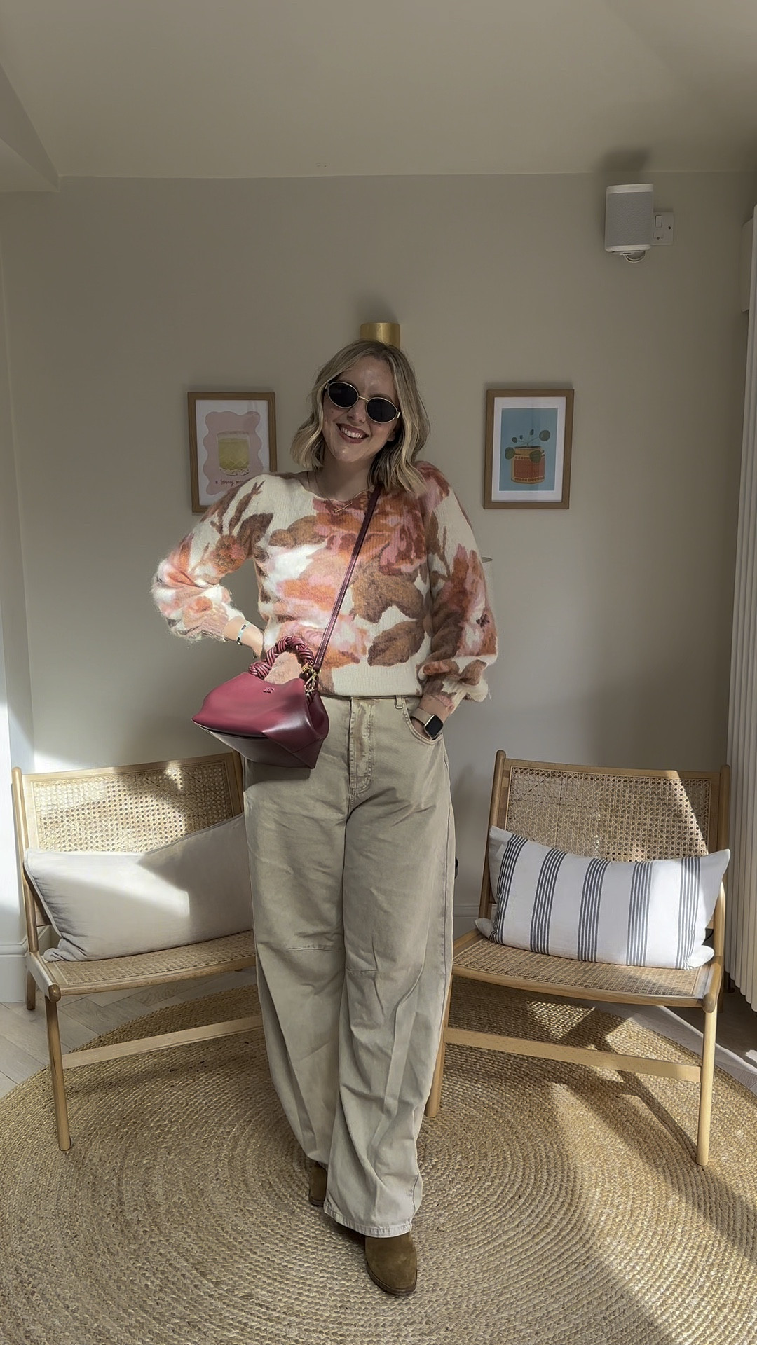 Do you want to wear pattern and colour this autumn? I can show you how. 
Sezane Boots & knit
ASOS barrel leg jeans 
Ganni bag
Free people sunglasses 

#LTKuk #LTKmidsize #LTKautumn