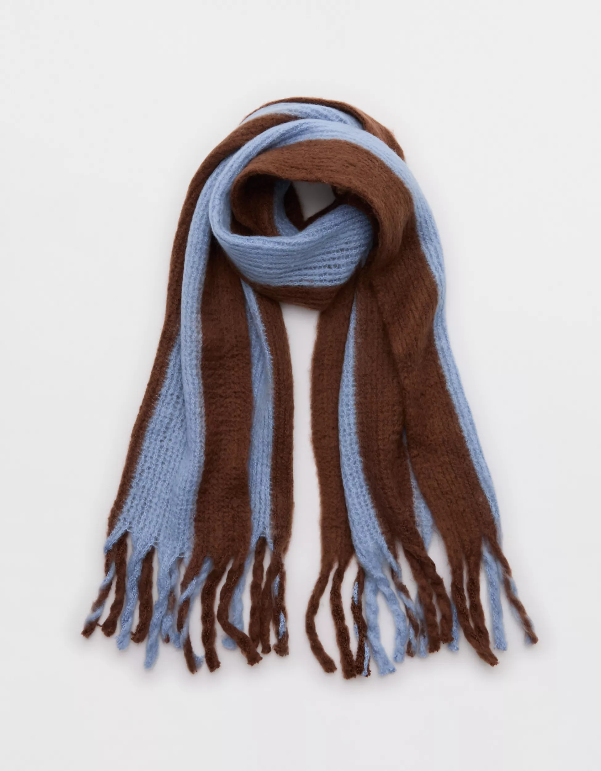 Aerie Fuzzy Knit Scarf | Aerie