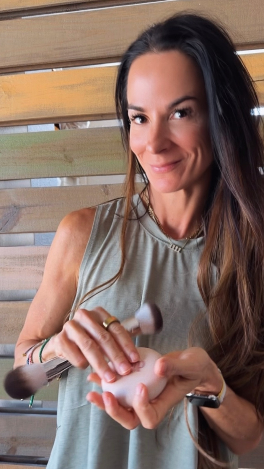 Okay wait… this might be my new lazy girl glow routine and I’m not mad about it ☀️

Everything is creamy, blendable, and actually easy to use (like… no overthinking required 🙌🏼).
Blush + bronzer in one, the prettiest glow, and a setting powder that blurs without looking heavy—yes please.

This is the kind of makeup that makes you look put together in 5 minutes… and we LOVE that.



#NicoleColeeStyle #LTKBeauty #Over40Beauty #GlowySkin #EverydayMakeup

#LTKselfcare #LTKdayinmylife #LTKgrwm