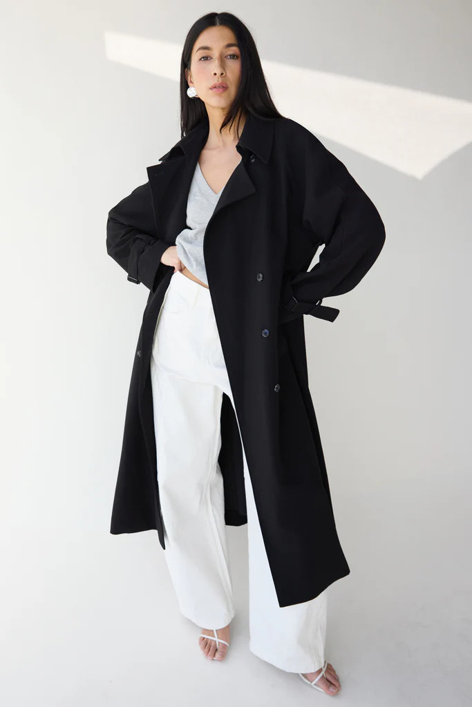 OVERSIZED TRENCH COAT | OAK + FORT