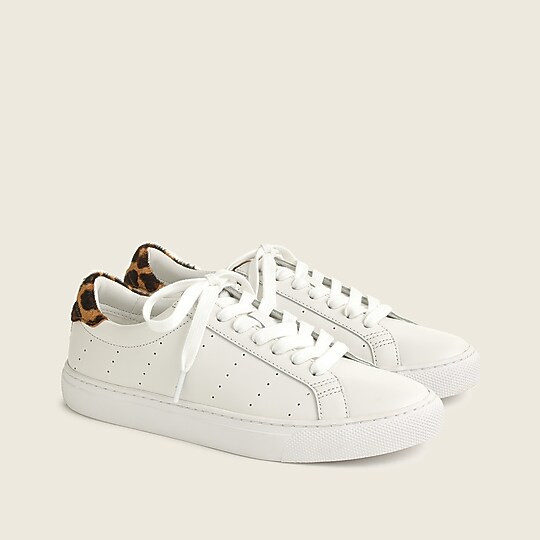 Saturday sneakers with leopard calf hair detail | J. Crew US