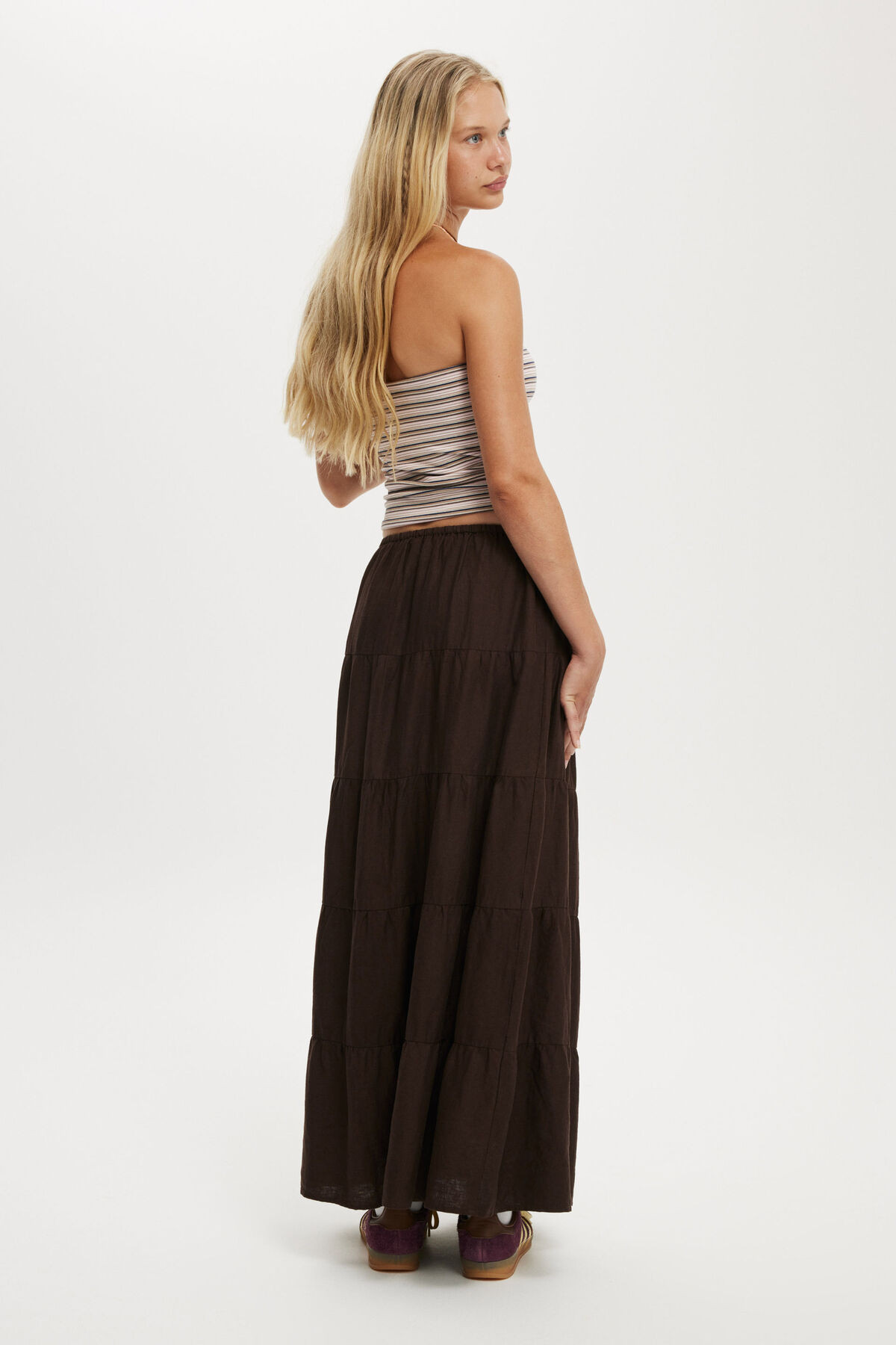 Haven Multi Tiered Maxi Skirt | Cotton On (US)