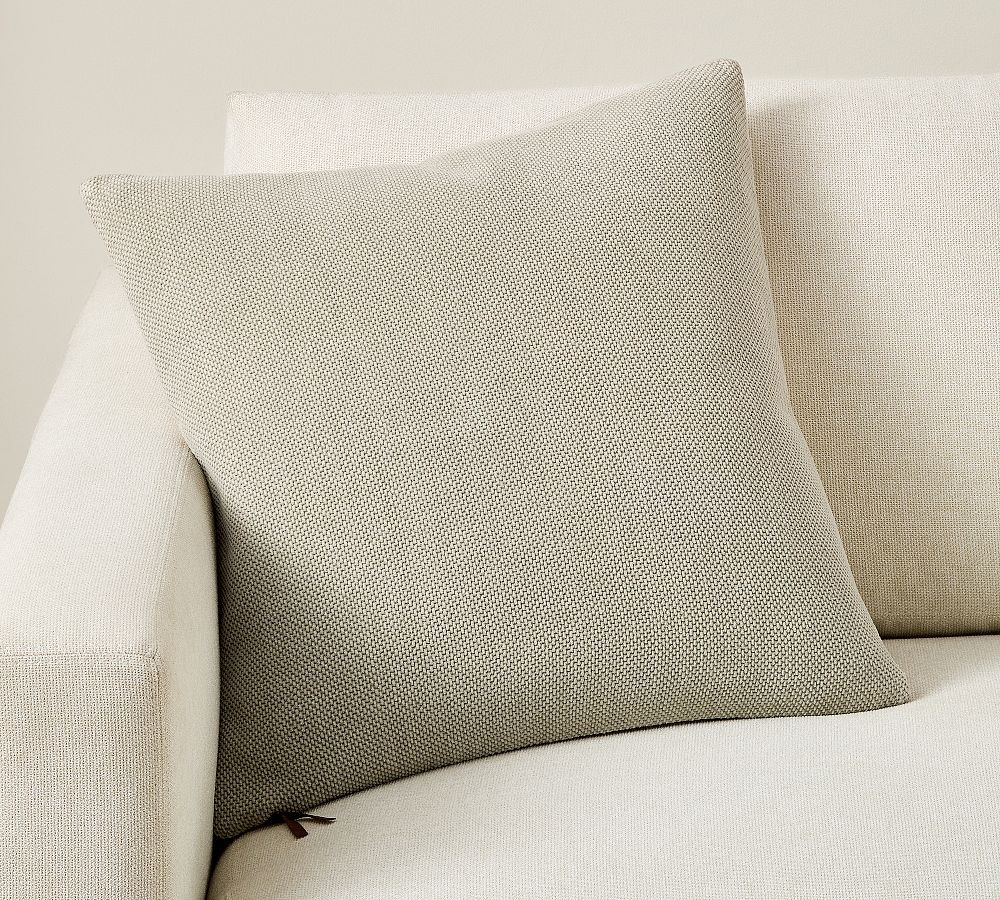 Sunwashed Chenille Pillow Cover | Pottery Barn (US)